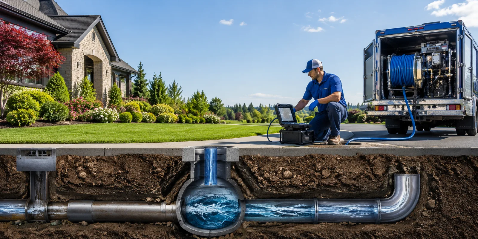 Drainage restoration information for Frenchville, PA